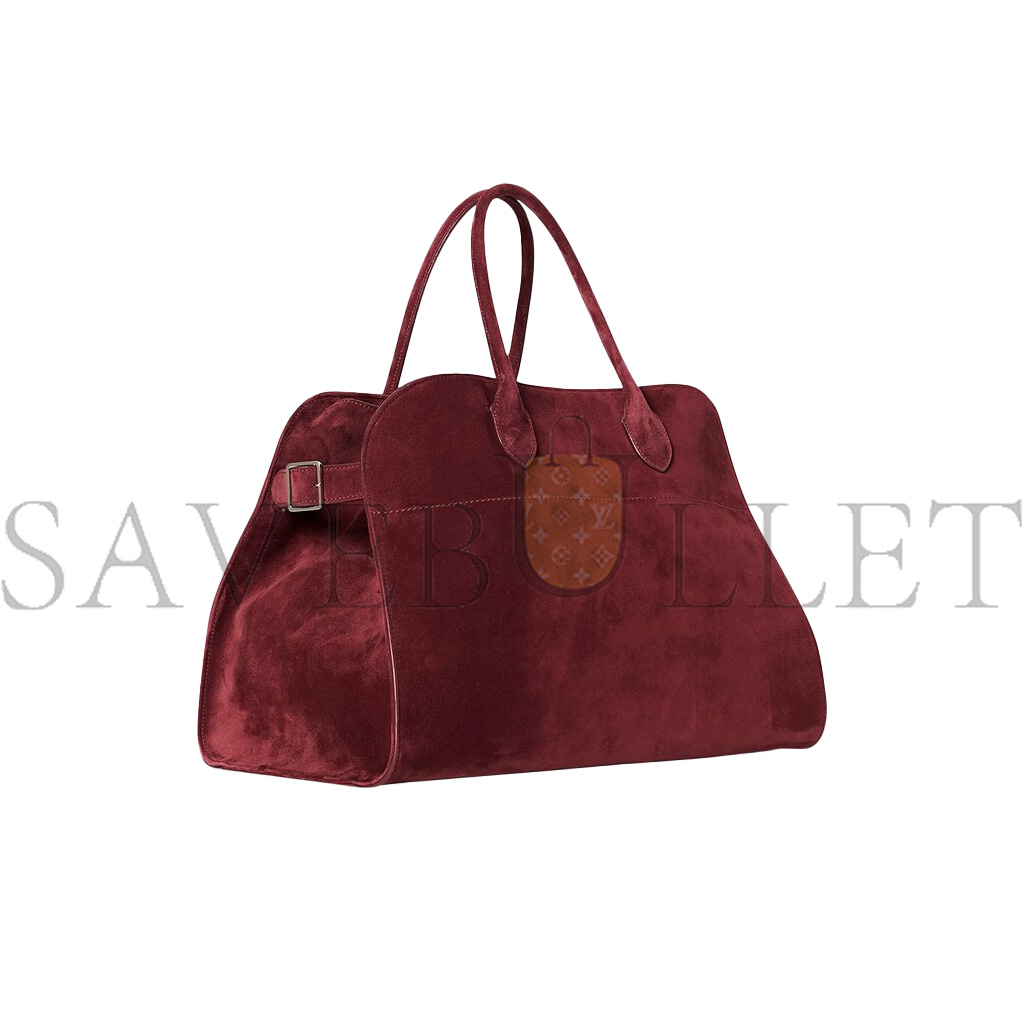 T*e R*w margaux 15 top-handle bag in suede w1255l25prtp (38*28*23cm)